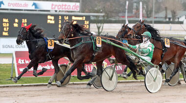 Hockstedt mit Victor Gentz (Foto: Marius Schwarz)