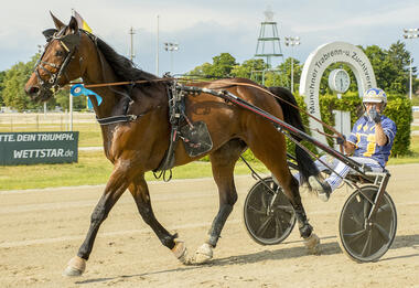 Ustinov vervollständigte den Franzl-Hattrick (Foto: Franz Hahn)