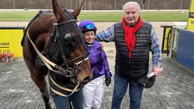 Mit Gregor Baumeisters Georgies Bueraner gewinnt Marina Eckert das Monté