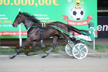 Vivaldi Diamant gewann trotz verpatzten Starts (Foto: Marius Schwarz) Vivaldi Diamant gewann trotz verpatzten Starts (Foto: Marius Schwarz)