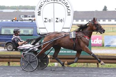 Lordano Ass mit Simon Siebert © traberfoto-sx.de