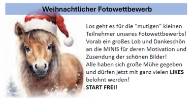 Minitraber-Fotowettbewerb in der Abstimmung Minitraber-Fotowettbewerb in der Abstimmung