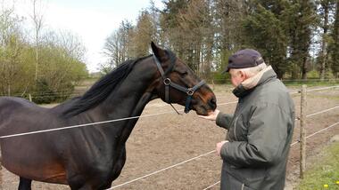 Peter Hoever mit dem unlängst eingegangenen Adam's Peak