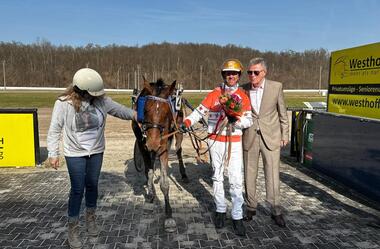 Mit Take Five eröffnete Michael Nimczyk seinen Siegreigen (Foto: GelsenTrabPark)