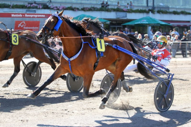 Slightly Love AS bei ihrem Triumph im Schwarzer-Steward-Rennen (Foto: Uwe Stelling)