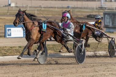 Zweiter Sieg binnen acht Tagen für Allypally und Franziska Höltje (Foto: traberpixx.de)
