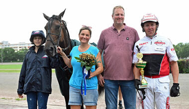 Geburtstagskind Robin Bakker (rechts) mit Zoom Diamant (Foto: Marius Schwarz)