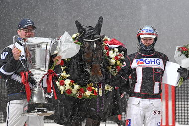 Nur ein Wetter hatte den letzten V75-Sieger King Okay noch auf dem Schein (Foto: risktoto.no) Nur ein Wetter hatte den letzten V75-Sieger King Okay noch auf dem Schein (Foto: risktoto.no)