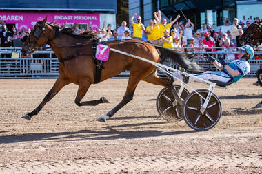 Allegiant bei ihrem 07,1-Run in Solvalla (Foto: traberpixx.de)