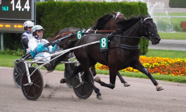 Cutting Corners mit Örjan Kihlström in der zweiten Stutenabteilung (Foto: Facebook Solvalla) Cutting Corners mit Örjan Kihlström in der zweiten Stutenabteilung (Foto: Facebook Solvalla)