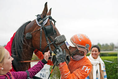 Glänzten auch in Jägersro: Versace Diamant und Tom Karten (Archivfoto: Marius Schwarz)