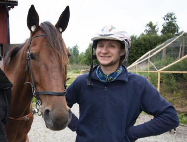 Valentin Prevost - hier mit O.M. Dustin (Foto: salaallehanda.com)