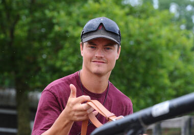 Mitbesitzer und Trainer von The Rogue Prince: Der junge Schwede Lucas Wallin (sulkysport.se) Mitbesitzer und Trainer von The Rogue Prince: Der junge Schwede Lucas Wallin (sulkysport.se)