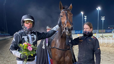 Stall Habos Namanga Bo mit Rick Ebbinge (Foto: Facebook Jägersro Trav) Stall Habos Namanga Bo mit Rick Ebbinge (Foto: Facebook Jägersro Trav)