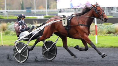 Redén-Farben durch Glamorous Rain im Prix Jean Boillereau (Foto: letrot.com)