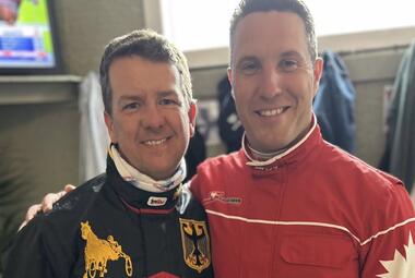 Michael Nimczyk und der kommende Weltmeister James MacDonald (Foto: Christoph Pellander)