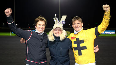 Erfolgreiche Jungtrainer: Michaël Izzo, Alexis Grimault und Thomas Levesque (Foto: letrot.com) Erfolgreiche Jungtrainer: Michaël Izzo, Alexis Grimault und Thomas Levesque (Foto: letrot.com)