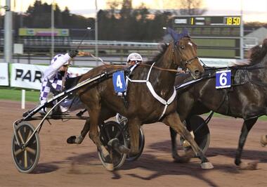 Mit dem letzten Schritt entscheidet Eclat de Gloire die Tour für sich (Foto: letrot.com) Mit dem letzten Schritt entscheidet Eclat de Gloire die Tour für sich (Foto: letrot.com)