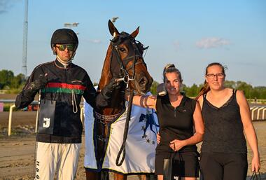 Ram Jam mit Michel Rothengatter (Foto: Jägersro Trav)