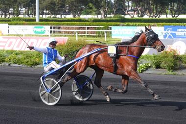 Gaspar d’Angis in der 5. GNT-Etappe (Foto: paris-turf.com)