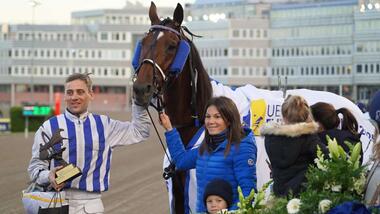 Inexess Bleu gewann das Finale in Solvalla und hat nun Mailand im Auge