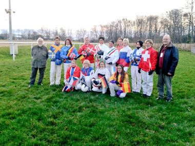 Gruppenbild Fahrerinnen Amateur-EM