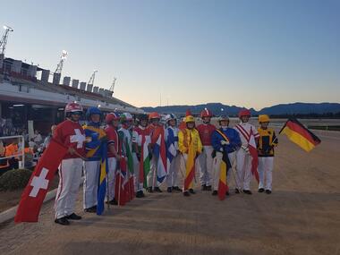 Gruppenbild Präsentation Damen-EM 2017