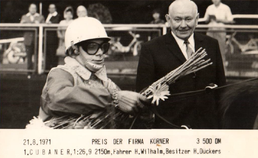 Heinz Wilhalm 21.08.1971 Siegerehrung