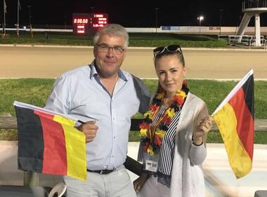 Roman Matzky und Linda Matzky bei der Amazonen-EM