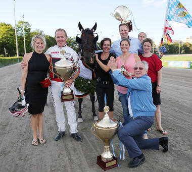 Siegerehrung Traber-Derby 2017
