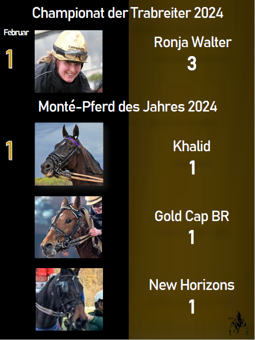 Trabreiter und Pferd